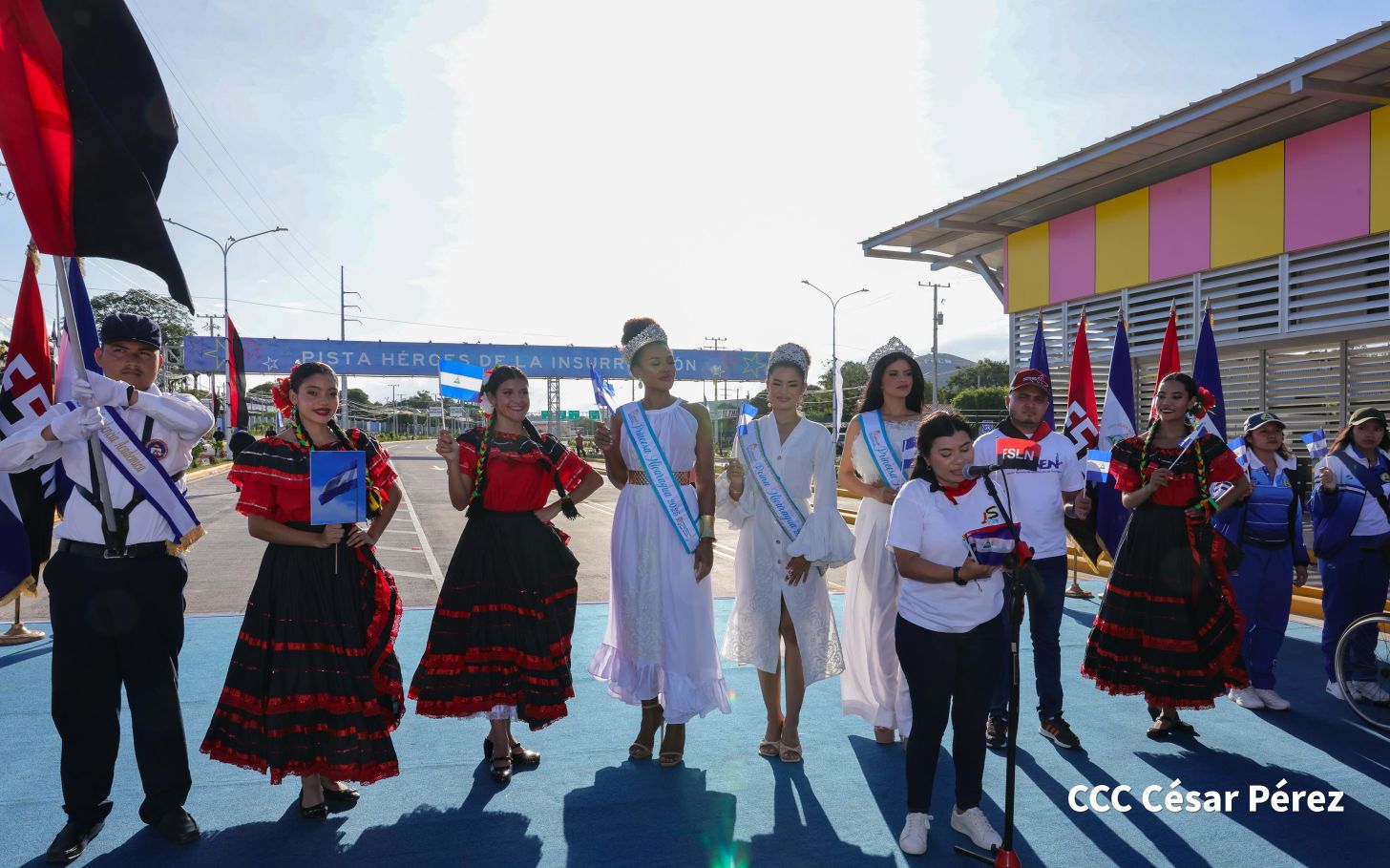 Gobierno de Rosario y Daniel entregan a las familias Primer Tramo de la Pista Héroes de La Insurrección