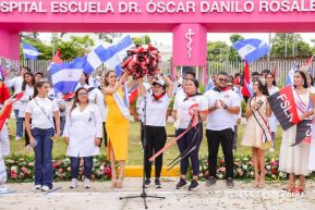 Juventud Heroica entrega a las familias nicaragüenses el nuevo Hospital Dr. Óscar Danilo Rosales en León