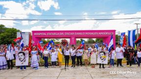 Juventud Heroica entrega a las familias nicaragüenses el nuevo Hospital Dr. Óscar Danilo Rosales en León