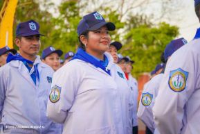 Desfile Policial “Unidad, Fuerza y Victorias” en la Avenida de Bolívar a Chávez