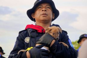 Desfile Policial “Unidad, Fuerza y Victorias” en la Avenida de Bolívar a Chávez