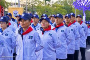 Desfile Policial “Unidad, Fuerza y Victorias” en la Avenida de Bolívar a Chávez