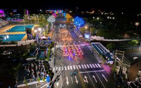 Desfile Policial “Unidad, Fuerza y Victorias” en la Avenida de Bolívar a Chávez