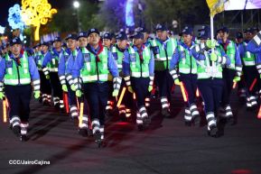 Desfile Policial “Unidad, Fuerza y Victorias” en la Avenida de Bolívar a Chávez