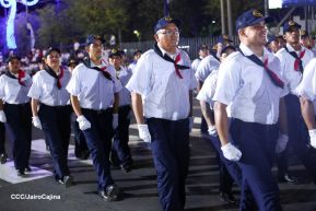 Desfile Policial “Unidad, Fuerza y Victorias” en la Avenida de Bolívar a Chávez