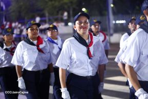 Desfile Policial “Unidad, Fuerza y Victorias” en la Avenida de Bolívar a Chávez
