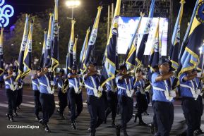Desfile Policial “Unidad, Fuerza y Victorias” en la Avenida de Bolívar a Chávez