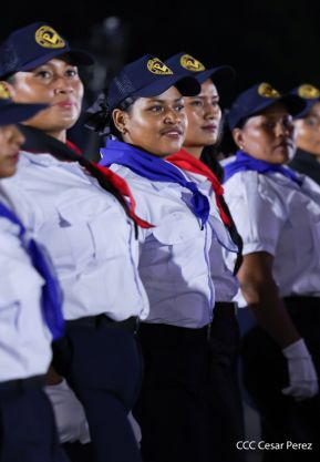 Desfile Policial “Unidad, Fuerza y Victorias” en la Avenida de Bolívar a Chávez