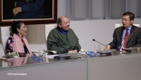 Copresidentes de Nicaragua despiden al Embajador de la República Popular China, Compañero Chen Xi