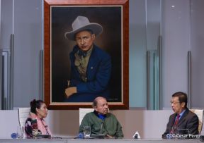 Copresidentes de Nicaragua despiden al Embajador de la República Popular China, Compañero Chen Xi