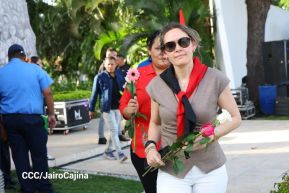 Conmemoración al Comandante Carlos Fonseca reúne a Juventud Sandinista y servidores públicos