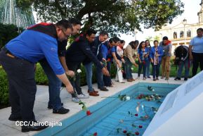 Conmemoración al Comandante Carlos Fonseca reúne a Juventud Sandinista y servidores públicos
