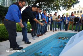 Conmemoración al Comandante Carlos Fonseca reúne a Juventud Sandinista y servidores públicos