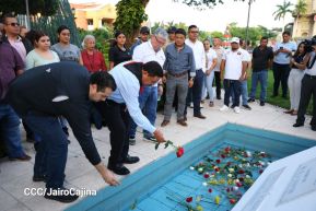 Conmemoración al Comandante Carlos Fonseca reúne a Juventud Sandinista y servidores públicos