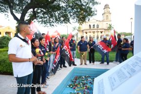 Conmemoración al Comandante Carlos Fonseca reúne a Juventud Sandinista y servidores públicos