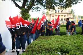 Conmemoración al Comandante Carlos Fonseca reúne a Juventud Sandinista y servidores públicos