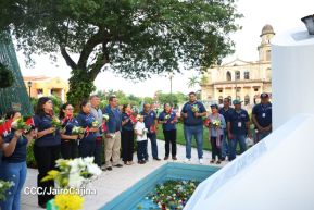 Conmemoración al Comandante Carlos Fonseca reúne a Juventud Sandinista y servidores públicos