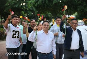 Conmemoración al Comandante Carlos Fonseca reúne a Juventud Sandinista y servidores públicos
