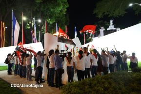 Conmemoración al Comandante Carlos Fonseca reúne a Juventud Sandinista y servidores públicos