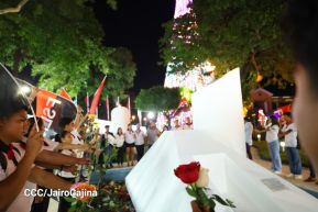 Conmemoración al Comandante Carlos Fonseca reúne a Juventud Sandinista y servidores públicos