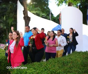 Conmemoración al Comandante Carlos Fonseca reúne a Juventud Sandinista y servidores públicos