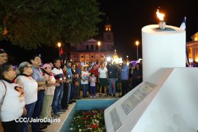 Conmemoración al Comandante Carlos Fonseca reúne a Juventud Sandinista y servidores públicos
