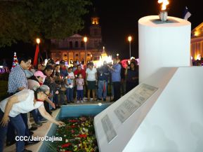Conmemoración al Comandante Carlos Fonseca reúne a Juventud Sandinista y servidores públicos