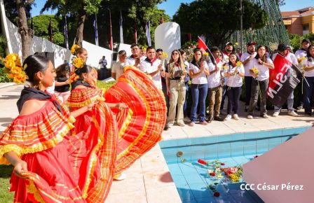 Conmemoración al Comandante Carlos Fonseca reúne a Juventud Sandinista y servidores públicos