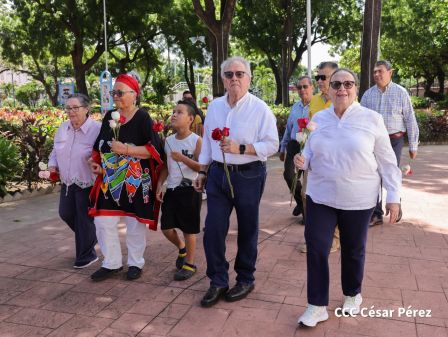Conmemoración al Comandante Carlos Fonseca reúne a Juventud Sandinista y servidores públicos
