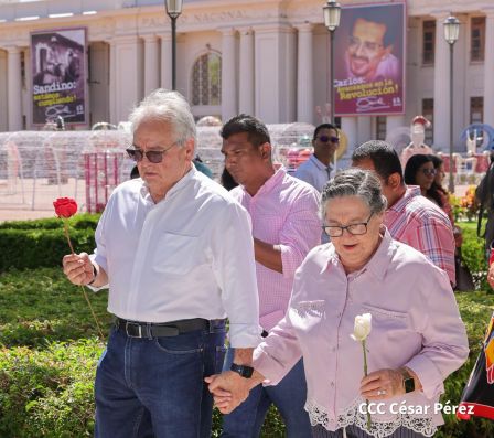 Conmemoración al Comandante Carlos Fonseca reúne a Juventud Sandinista y servidores públicos
