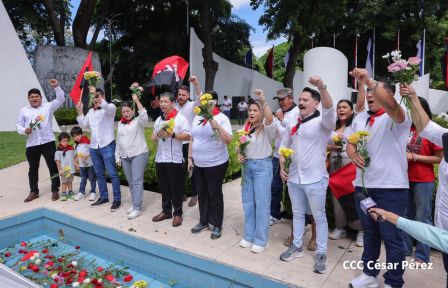 Conmemoración al Comandante Carlos Fonseca reúne a Juventud Sandinista y servidores públicos