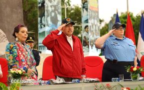 Acto oficial del 46 aniversario de fundación del Ministerio del Interior de la República de Nicaragua