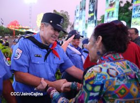 Acto oficial del 46 aniversario de fundación del Ministerio del Interior de la República de Nicaragua