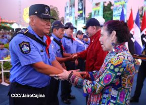 Acto oficial del 46 aniversario de fundación del Ministerio del Interior de la República de Nicaragua