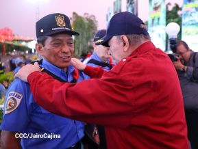 Acto oficial del 46 aniversario de fundación del Ministerio del Interior de la República de Nicaragua