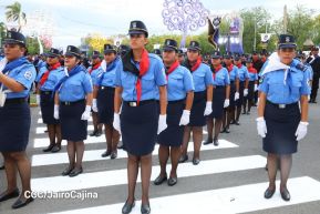 Acto oficial del 46 aniversario de fundación del Ministerio del Interior de la República de Nicaragua