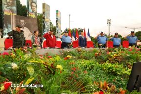 Acto oficial del 46 aniversario de fundación del Ministerio del Interior de la República de Nicaragua