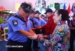 Acto oficial del 46 aniversario de fundación del Ministerio del Interior de la República de Nicaragua