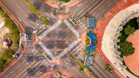 Acto oficial del 46 aniversario de fundación del Ministerio del Interior de la República de Nicaragua