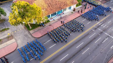 Acto oficial del 46 aniversario de fundación del Ministerio del Interior de la República de Nicaragua
