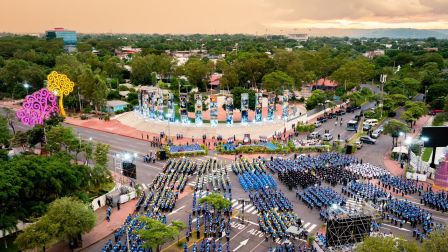 Acto oficial del 46 aniversario de fundación del Ministerio del Interior de la República de Nicaragua