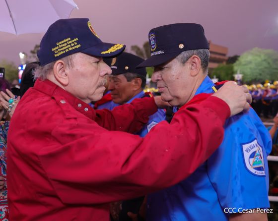 Acto oficial del 46 aniversario de fundación del Ministerio del Interior de la República de Nicaragua