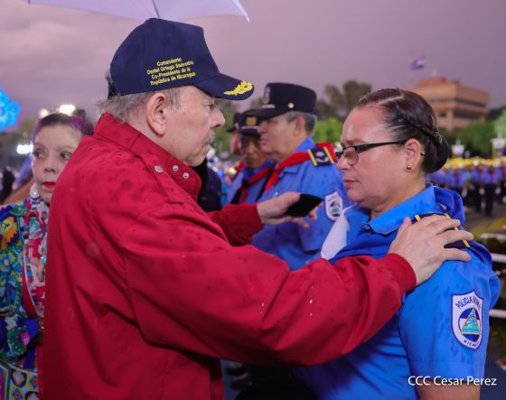 Acto oficial del 46 aniversario de fundación del Ministerio del Interior de la República de Nicaragua