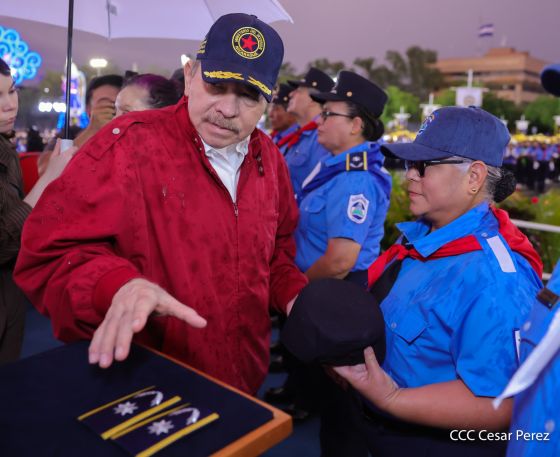 Acto oficial del 46 aniversario de fundación del Ministerio del Interior de la República de Nicaragua
