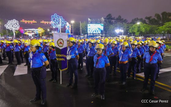 Acto oficial del 46 aniversario de fundación del Ministerio del Interior de la República de Nicaragua