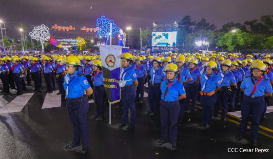 Acto oficial del 46 aniversario de fundación del Ministerio del Interior de la República de Nicaragua