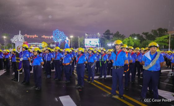 Acto oficial del 46 aniversario de fundación del Ministerio del Interior de la República de Nicaragua