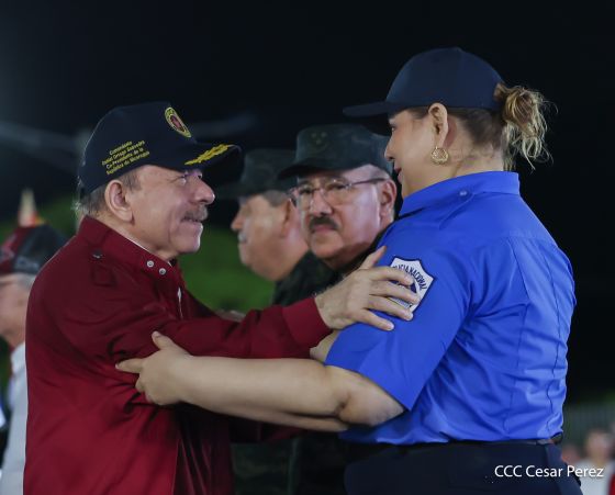 Acto oficial del 46 aniversario de fundación del Ministerio del Interior de la República de Nicaragua