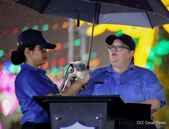Acto oficial del 46 aniversario de fundación del Ministerio del Interior de la República de Nicaragua