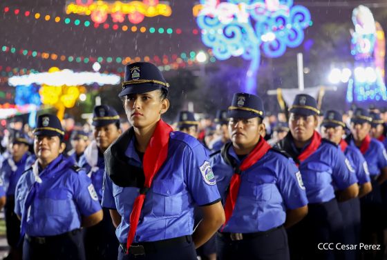 Acto oficial del 46 aniversario de fundación del Ministerio del Interior de la República de Nicaragua